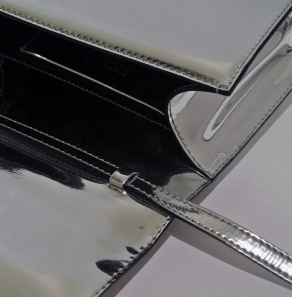 Moschino Pill Packet Wristlet - Silver Clutches, Handbags - MOS66821